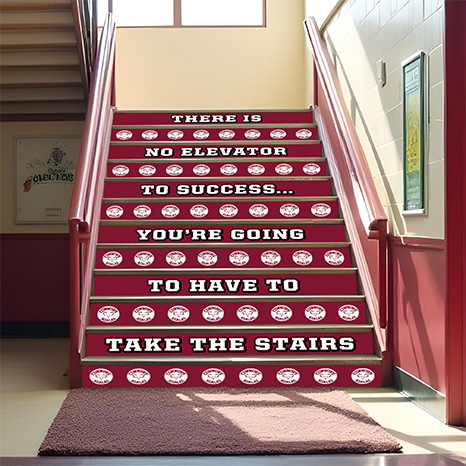 Colorful Stair Graphics